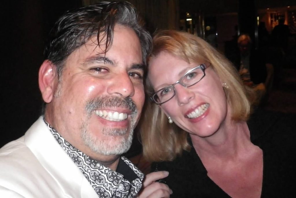 Huck and Dana in 2012.