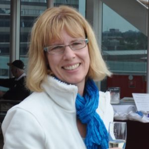 Photo of Dana Jones on a ship in Amsterdam